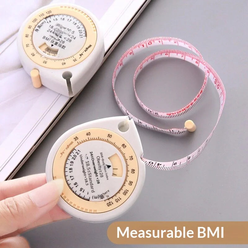 1.5M BMI Body Tape Measure – Retractable Soft Ruler