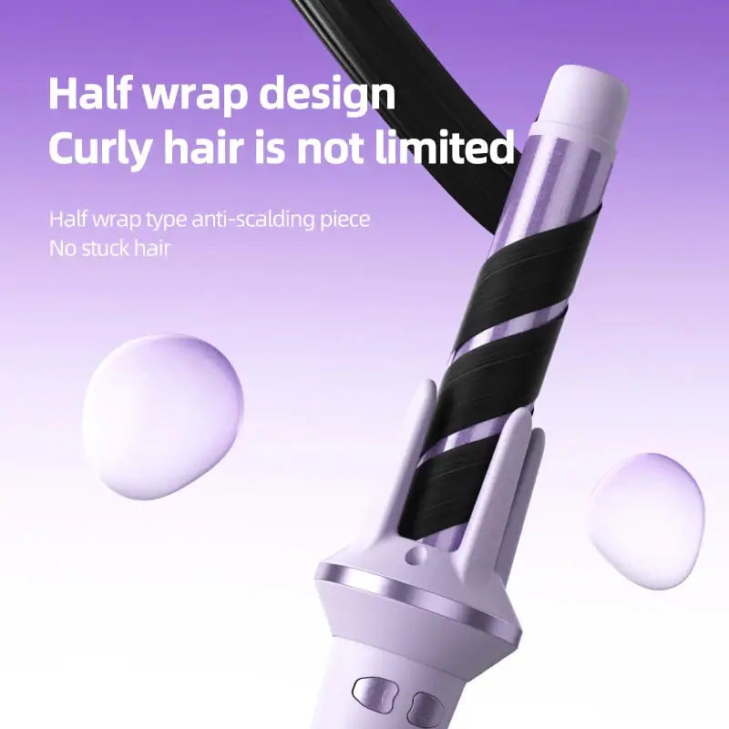 32MM Automatic Curling Iron – 3 Heat Settings, Long-Lasting Curls
