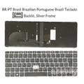 Backlit BR Portuguese Keyboard HP EliteBook 840 G3 G4 ZBook 14u