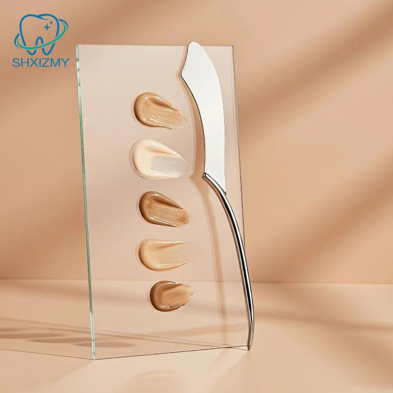 Stainless Steel Makeup Spatula & Skincare Tool – 1 or 2 Pcs