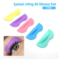 5 Pairs Silicone Eyelash Lifting Pads – Reusable Lash Perm Kit