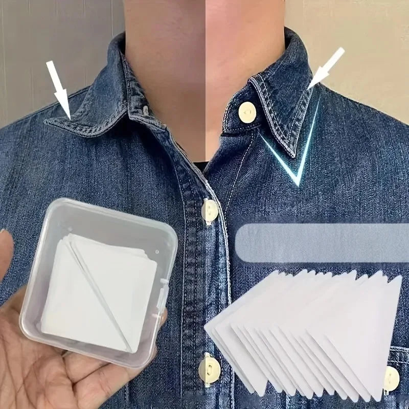 Transparent PE Collar Stay Neckline Tape – 10/50 Pack