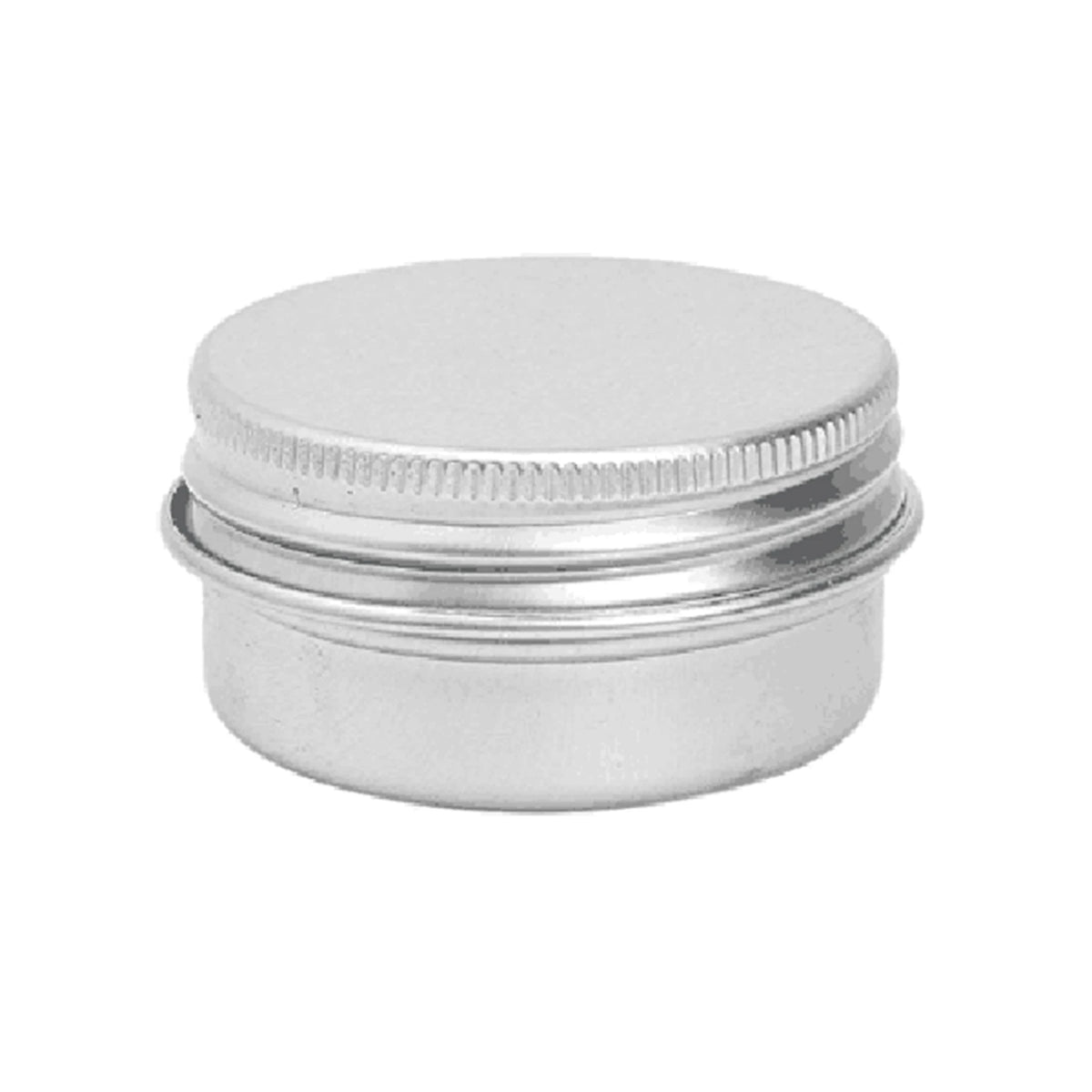 75-Pack 15ml Aluminium Tins – Empty Cosmetic & Candle Pots