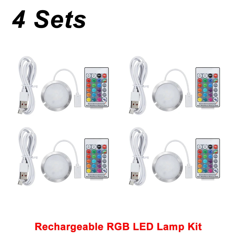 RGB LED Lamp Kit 001 for Bambu Lab 3D Printer – Rechargeable