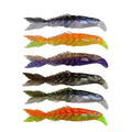 7-Pack 3D Eye Soft Plastic Fishing Lures Swimbaits Set