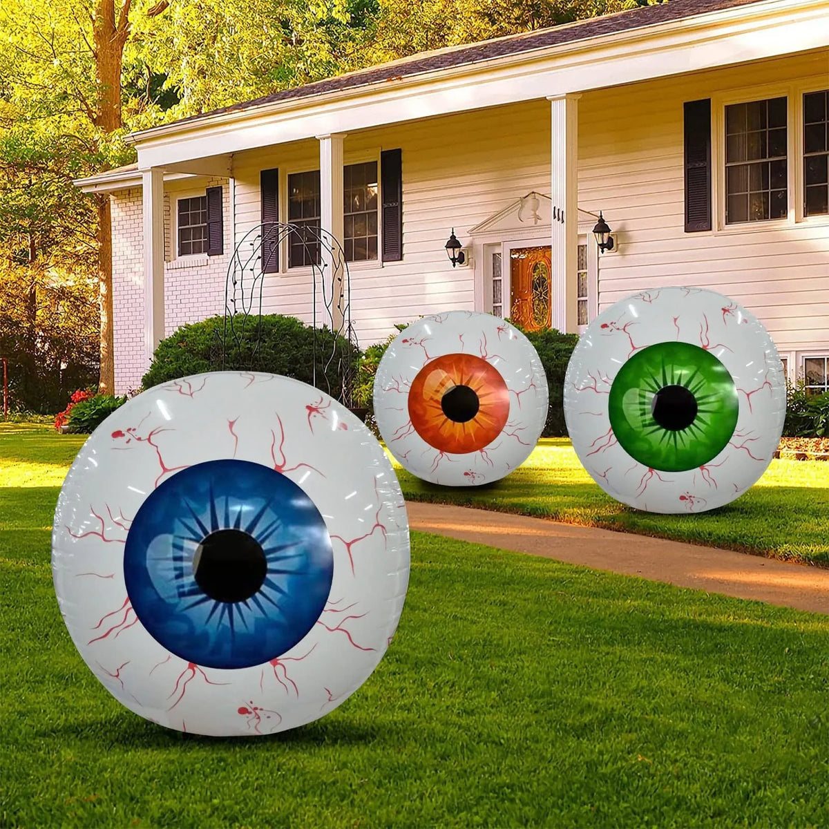 55CM 4D Inflatable Halloween Eyeball Balloon Decoration