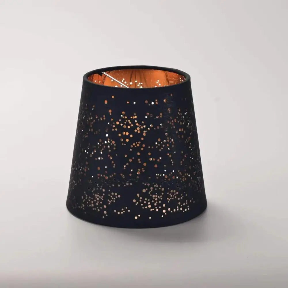 Hollow-Out Cloth Lamp Shade | Golden Ambience Lampshade