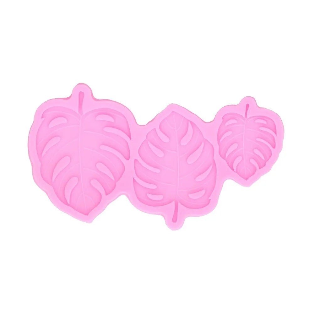 Monstera Leaf Silicone Mold – 3 Sizes, Food Grade, Non-Stick