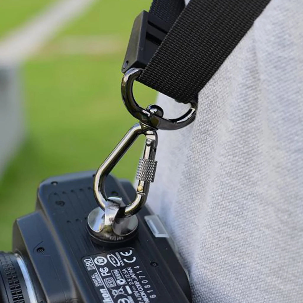 Camera Sling Strap with Safety Tether – Padded DSLR Shoulder Strap