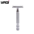 YAQI Knight-Helmet DE Safety Razor – Stainless Steel Handle