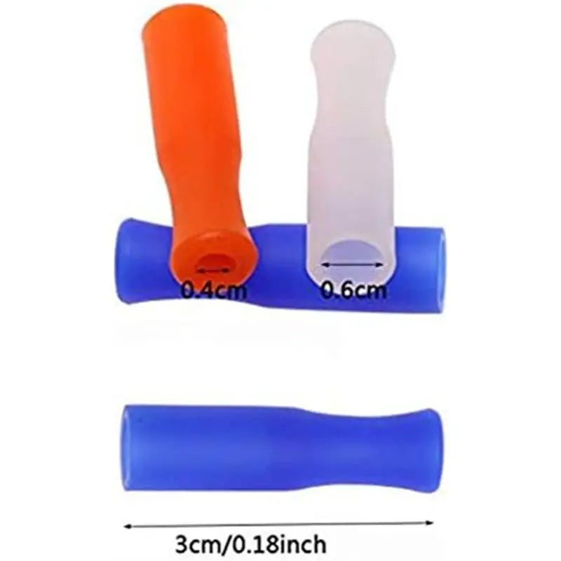 Food Grade Silicone Straw Tip Covers 6mm – 1000pc Set
