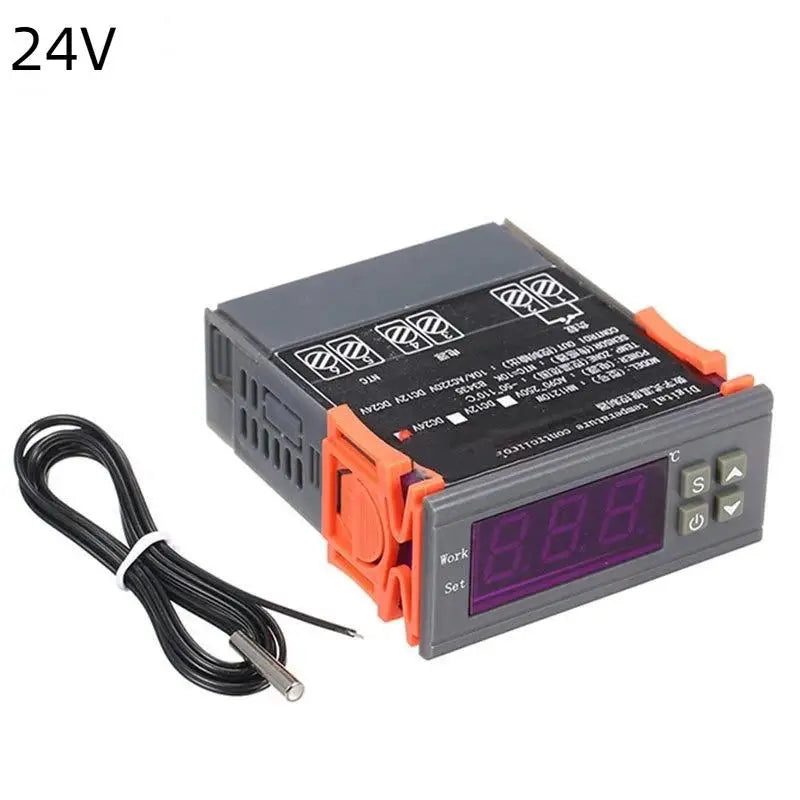 Dual Digital Thermostat Humidity Controller 1210W 12V 24V 220V