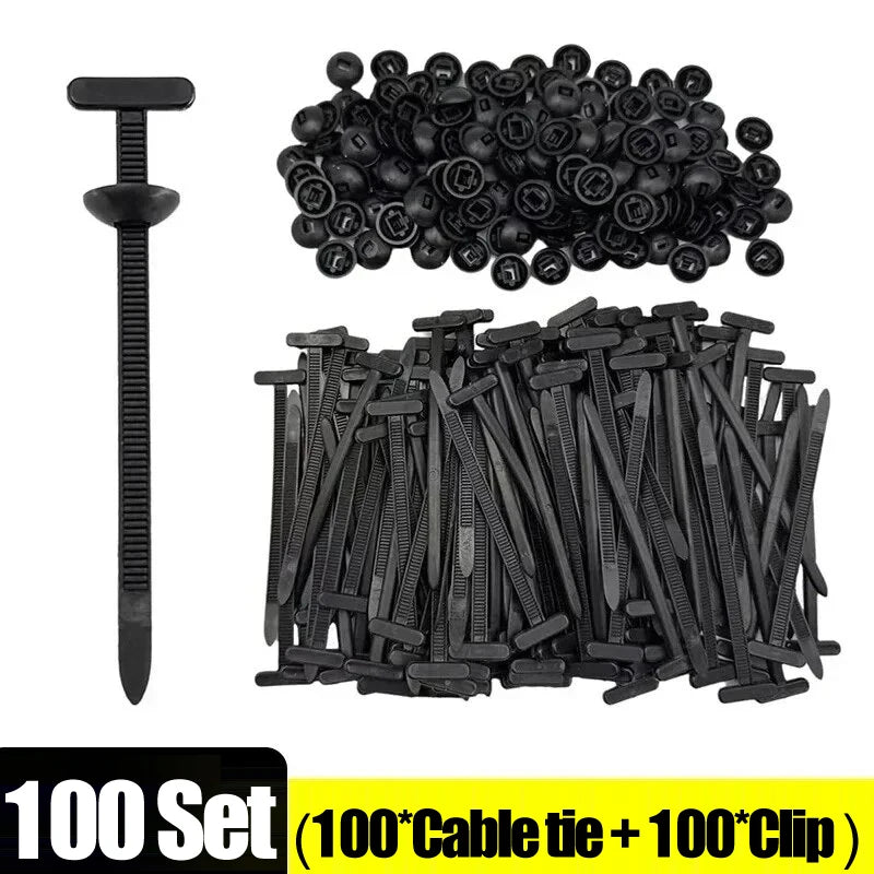 Heavy Duty Self-Locking Nylon Cable Tie Buckles – Zip Ties Set