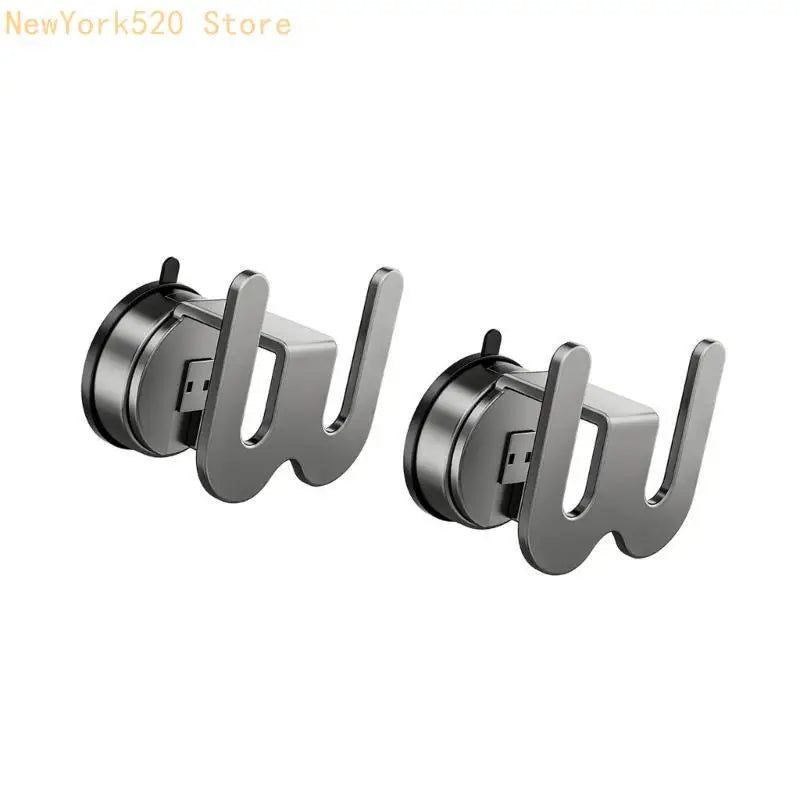 No-Drill Suction Cup Slipper Rack – Bathroom Wall Organizer