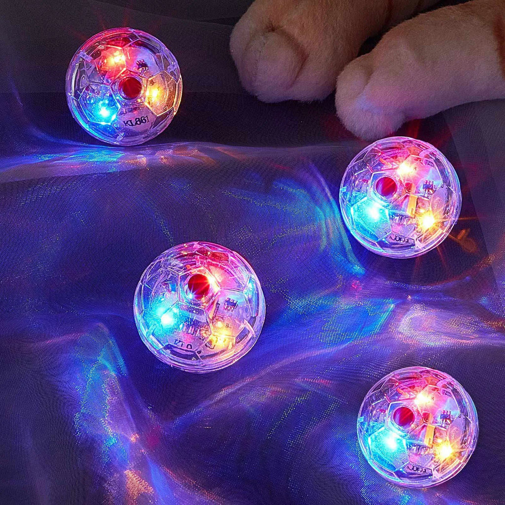 3-Pack LED Motion Activated Light Up Cat Balls | Interactive Pet Toy