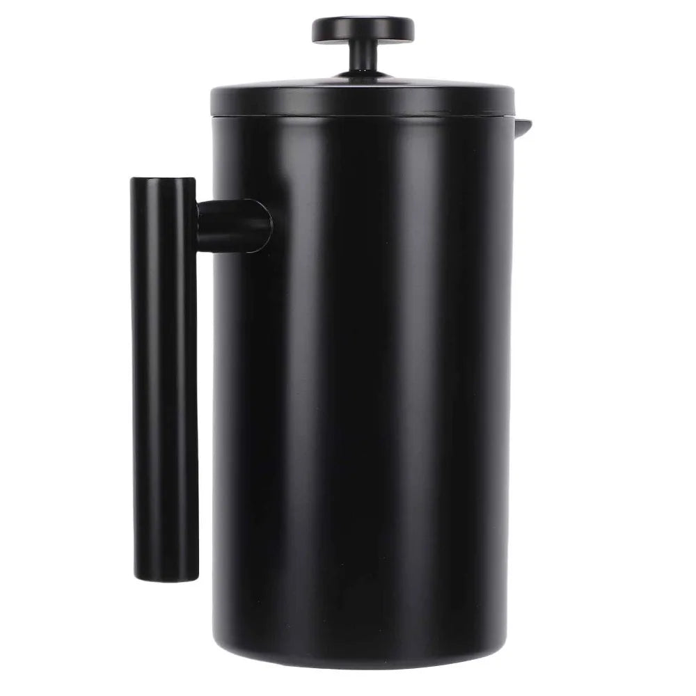350ml Stainless Steel French Press – Double Wall Insulated Coffee Maker