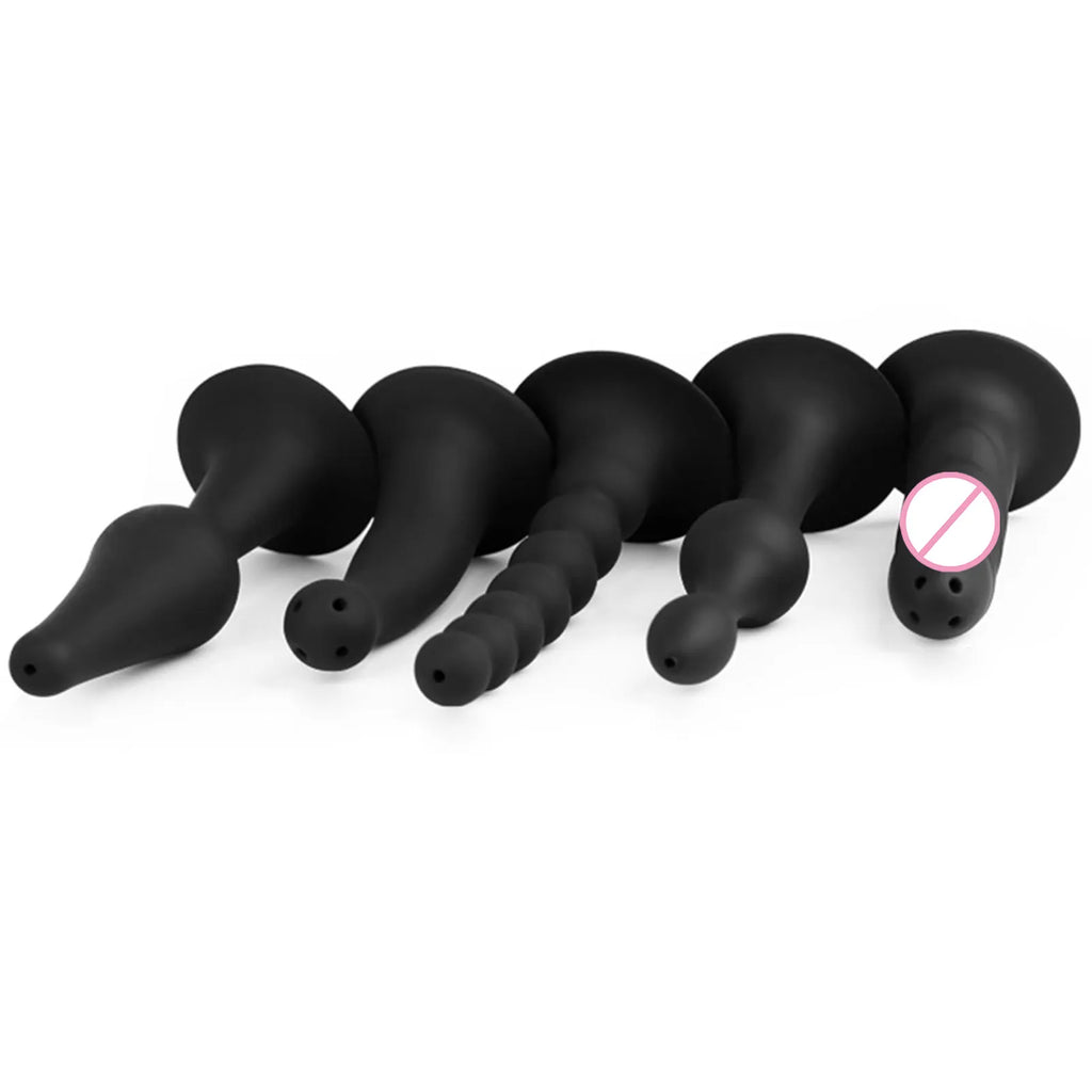 Silicone Shower Enema Nozzle – Deep Cleanse Douche Kit