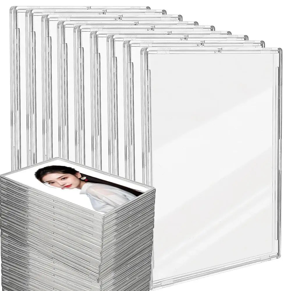 Acrylic Snap-Type Trading Card Holder Display Stand 5/10 Pack
