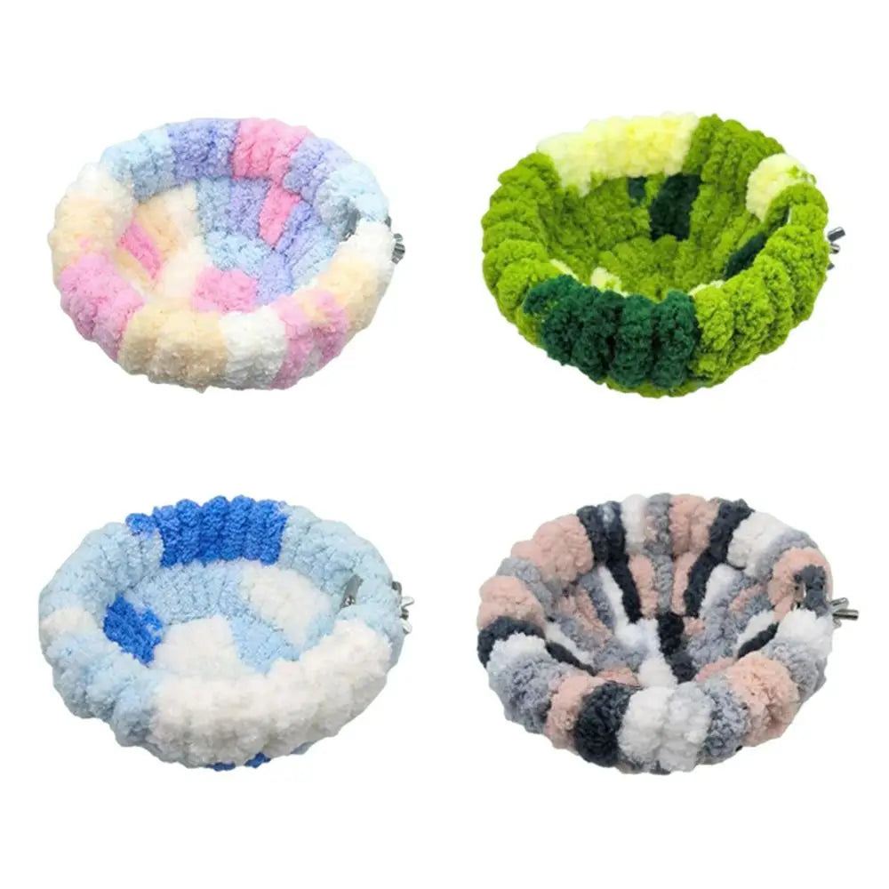 Velvet Plush Bird Nest – Warm Cozy Parrot Hut Tent for Cage