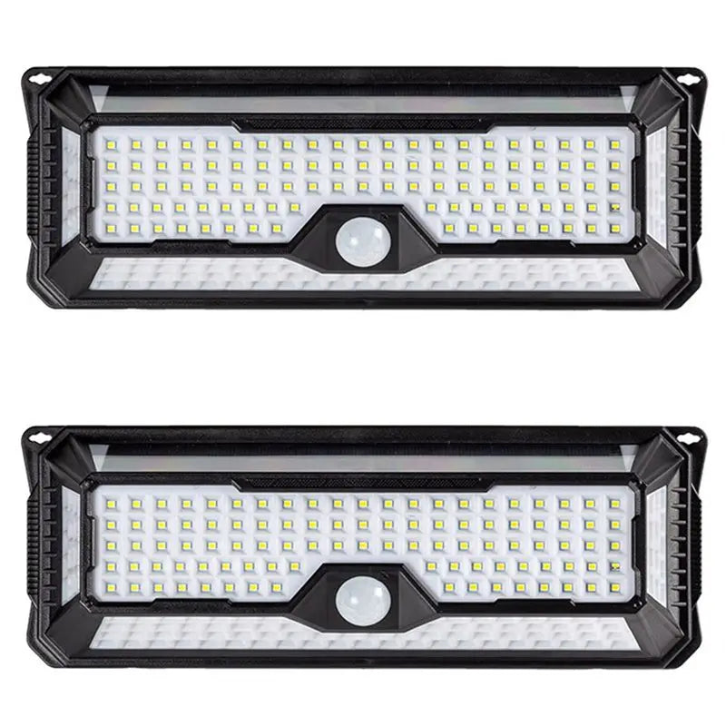 VIBE Solar Outdoor Lights 4000LM 202 LED Motion Sensor IP65 2-Pack