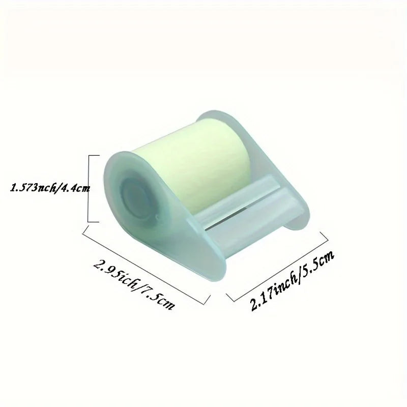 Sticky Notes with Tape Holder – Assorted Pink & Green Colors