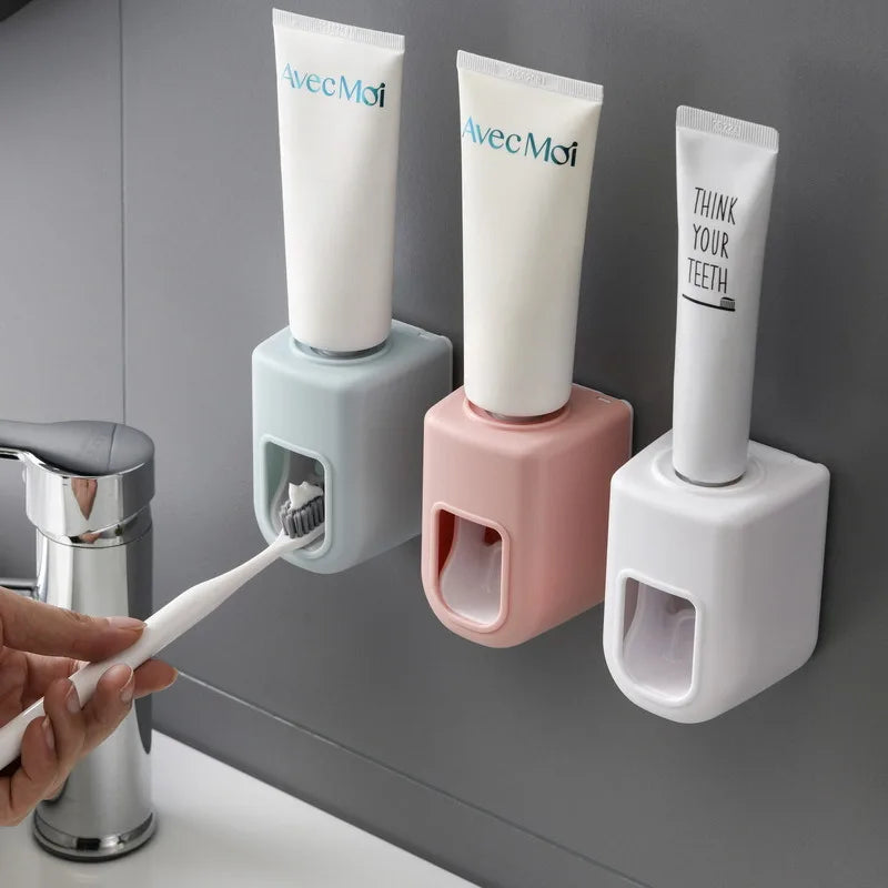 Wall-Mounted Automatic Toothpaste Dispenser | Bathroom Tool