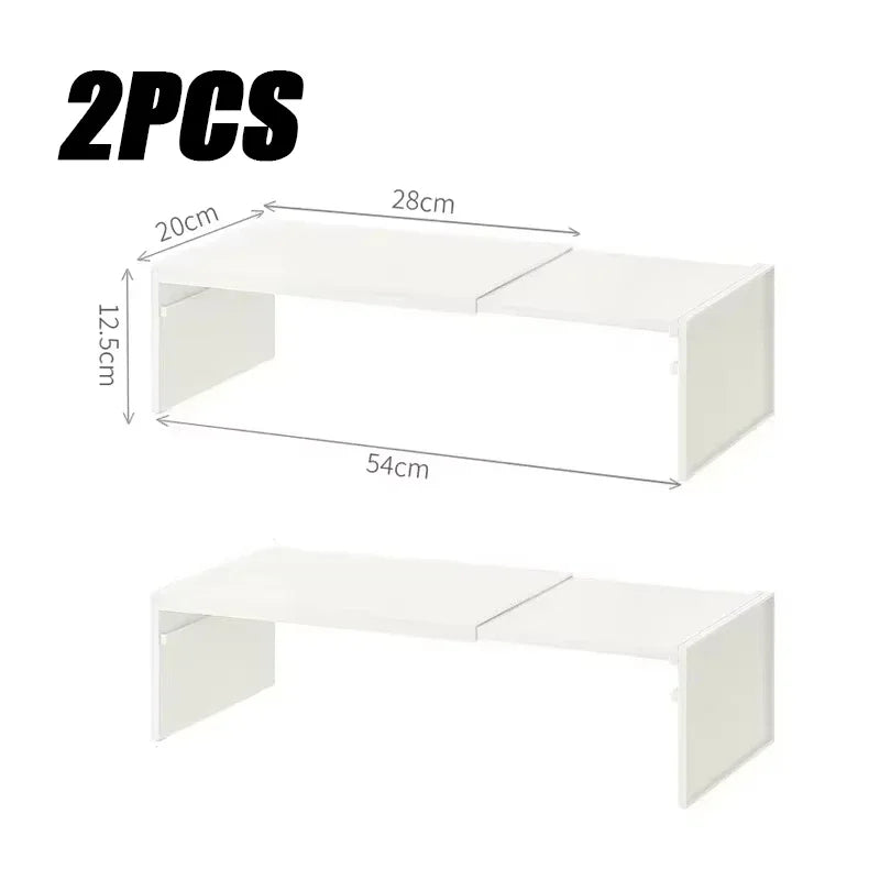 Stretchable Cabinet Shelf Spice Organizer Rack 1-2 Pcs