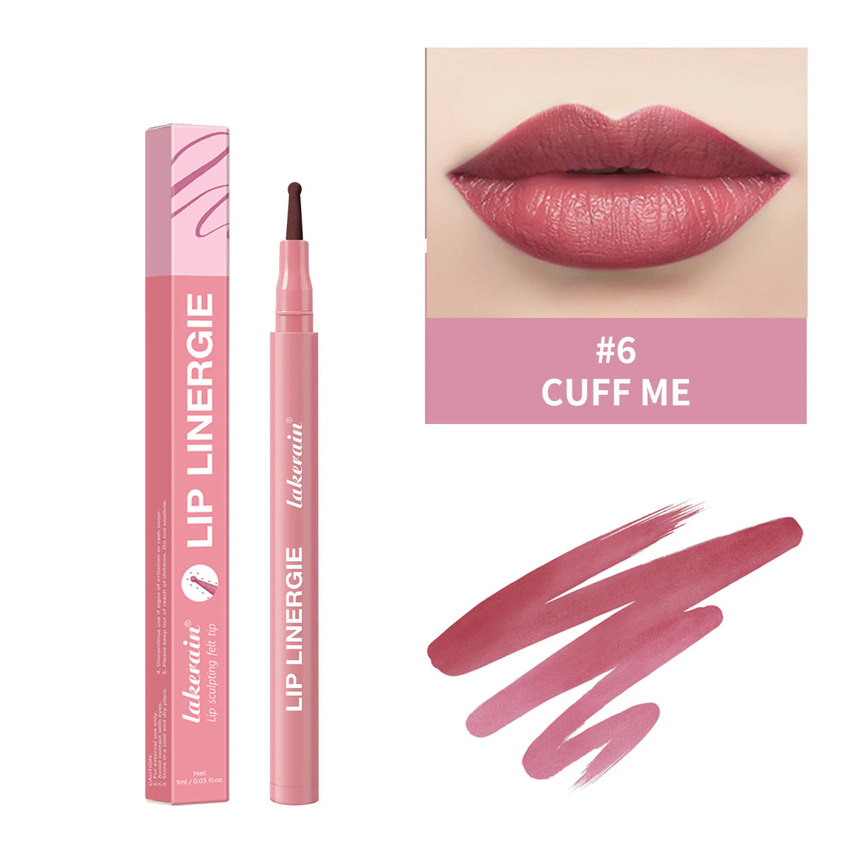 Waterproof Lip Liner Stain – 8 Colors, Long-Lasting No-Bleed