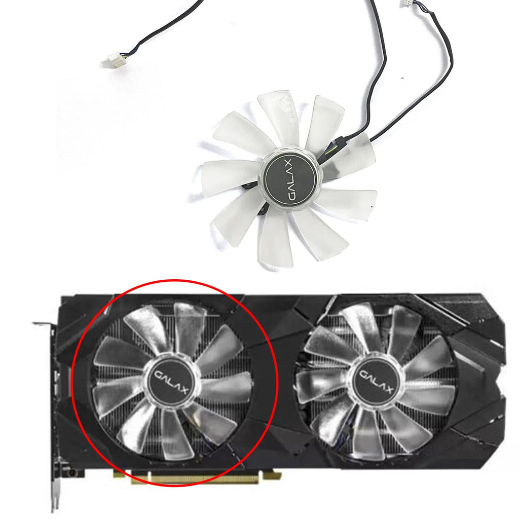 2-Pack 100mm 4-Pin GPU Fans for GALAXY RTX 2080 2070 2060S