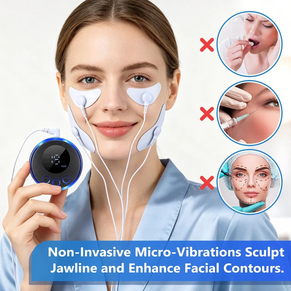 Hailicare EMS Face & Eye Beauty Device – 8 Modes 19 Levels