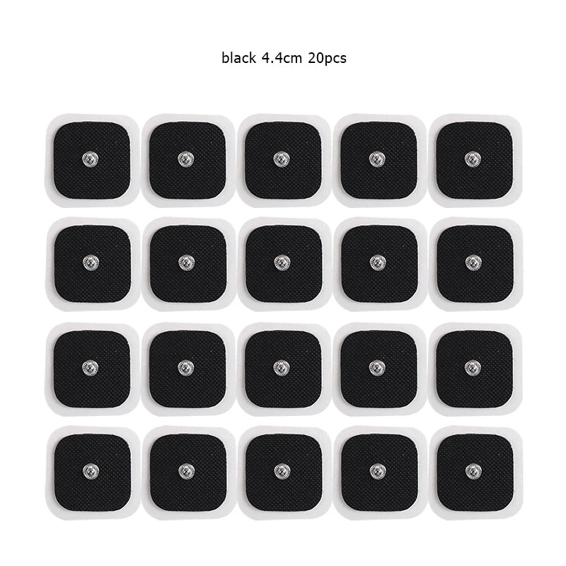 TENS Electrode Pads 4x4cm Reusable Self-Adhesive Gel 10 Pack