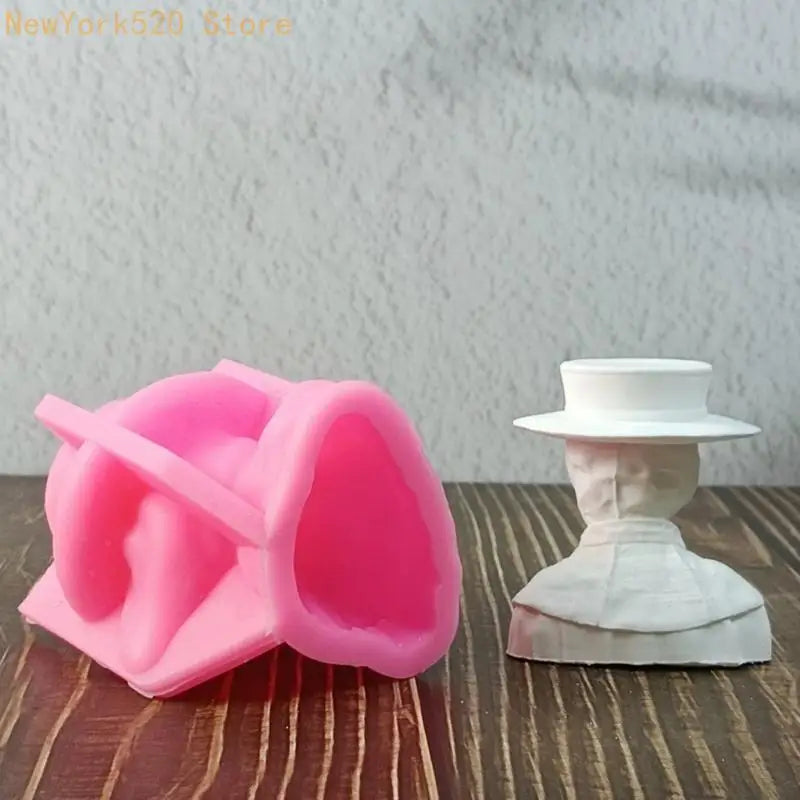 3D Plague Doctor Silicone Mold – Soap, Resin & Fondant