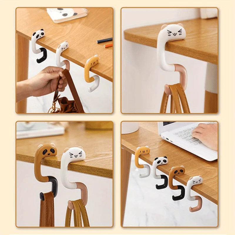 Portable Handbag Hook – Cute Foldable Desktop Bag Hanger