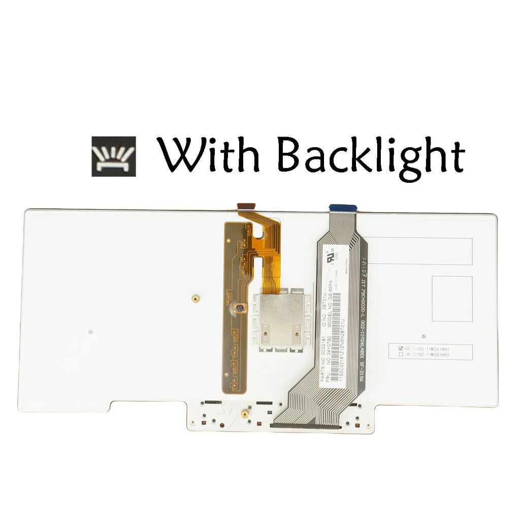AZUBAY Backlit Keyboard for Lenovo ThinkPad EU Layout