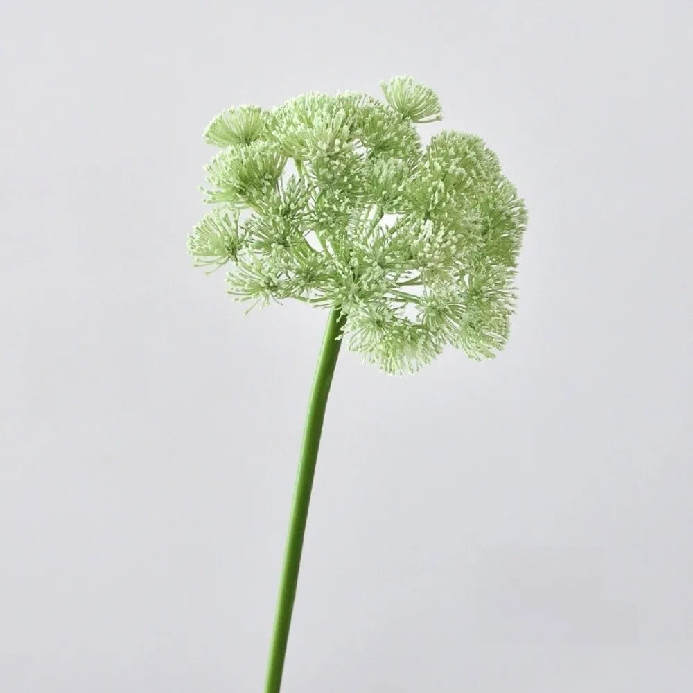 Green Artificial Silk Lace Flowers Faux Dandelion Home Decor