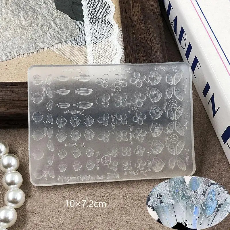 3D Silicone Flower Nail Mold – DIY Floral Nail Art Template