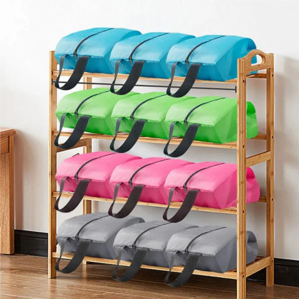 Waterproof Oxford Travel Shoe Bag – Zipper Storage Organizer