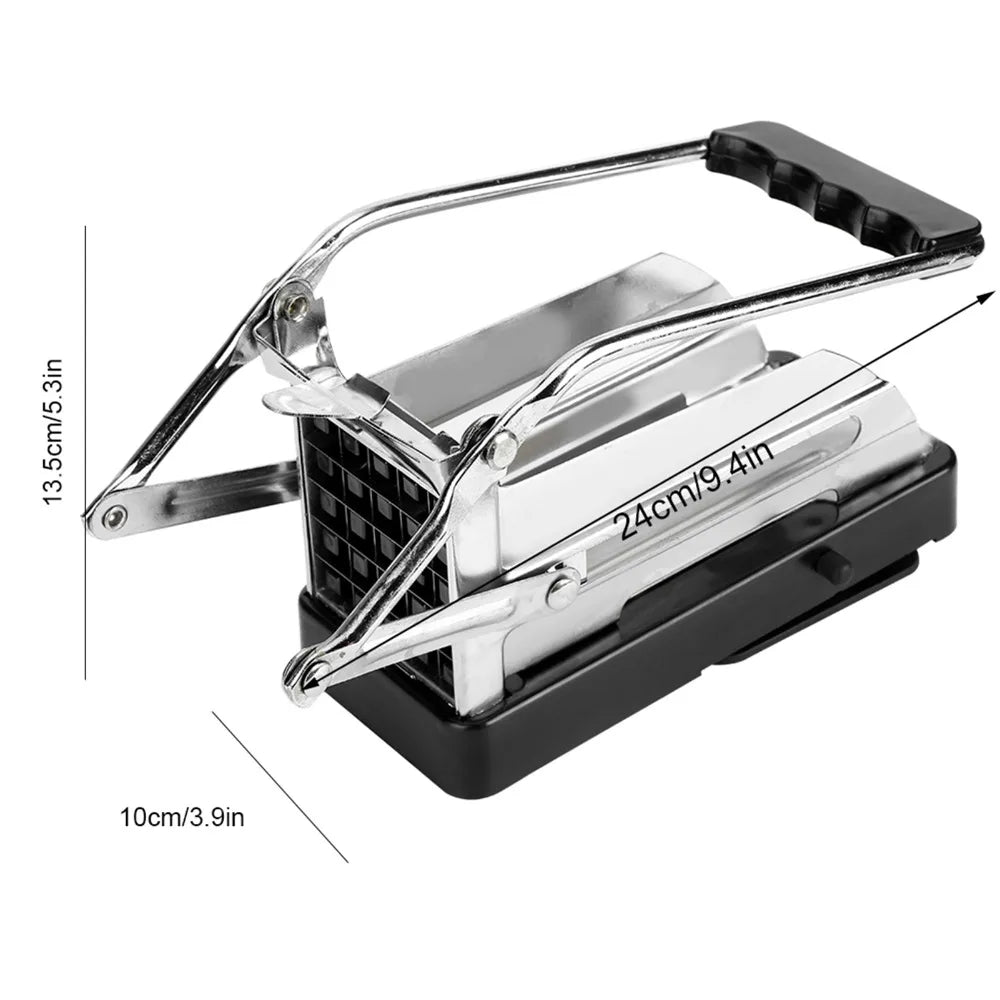 Stainless Steel Potato Cutter – Manual French Fries Slicer