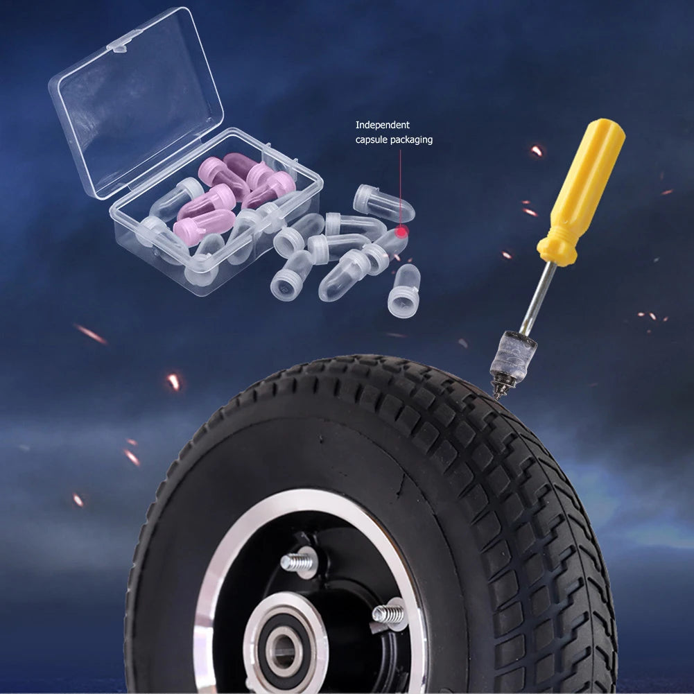 Tubeless Tire Repair Nails – Bike Scooter Motorcycle 10/20/30 Pcs