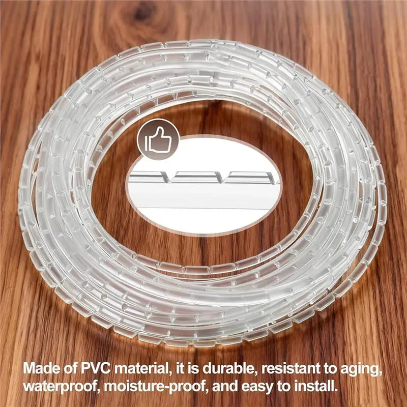 Clear Rubber Retainer Strips for Cabinet Glass – 26.25 Ft
