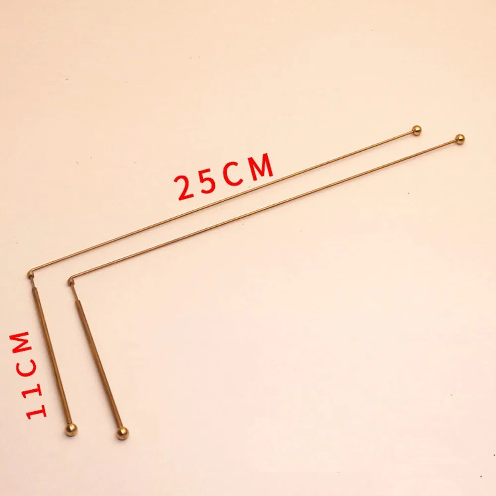 2PCS Pure Copper Dowsing Rods – Ghost Hunting & Divining