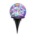 Solar Garden Ball Light – Cracked Glass Landscape Lamp 10cm