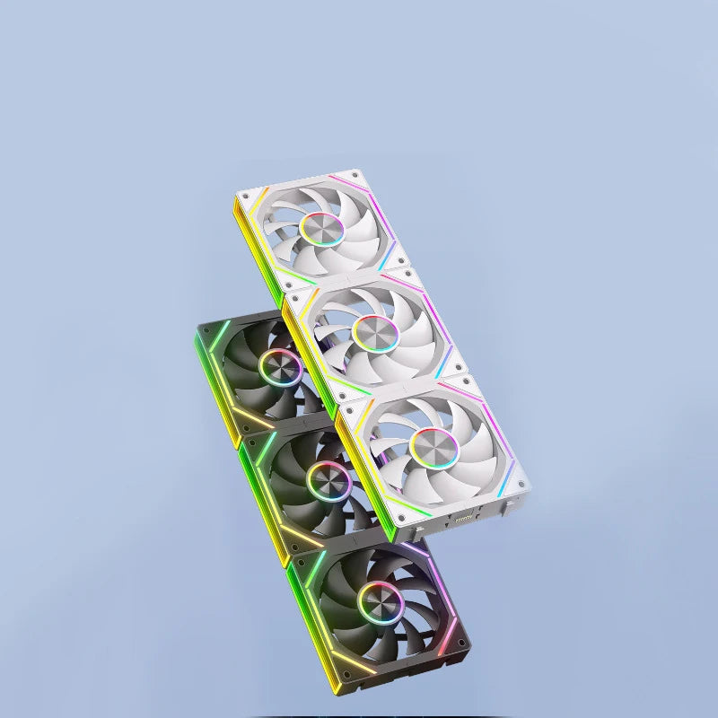 K4 ARGB 120mm PC Case Fan Triple Pack – Wireless Sync & Temp Control