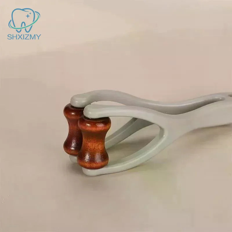 Ergonomic Hardwood Hand Massager Roller – Finger Massage Tool