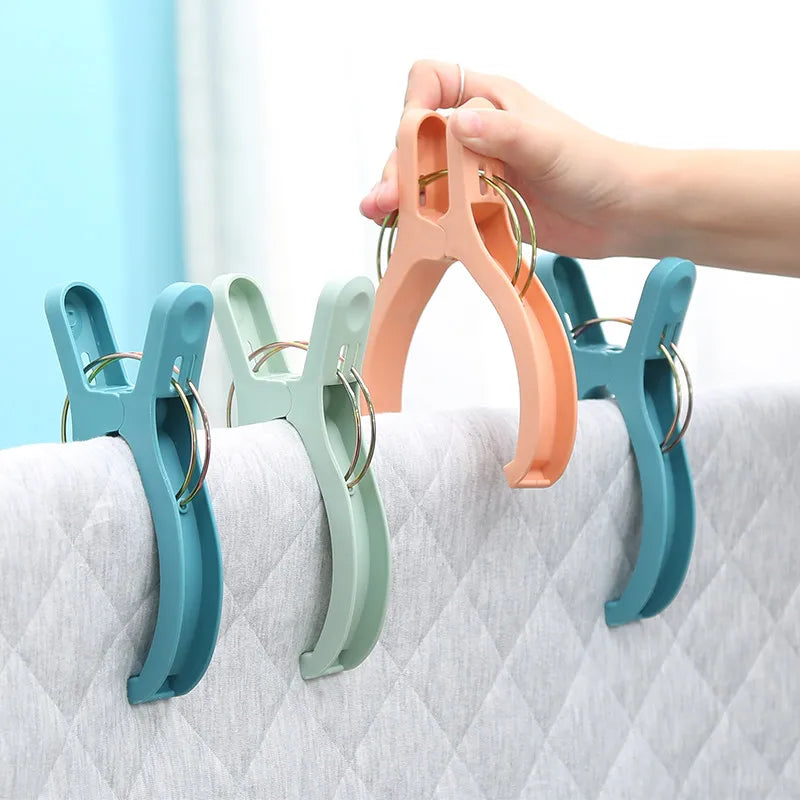 Large Windproof Laundry Clips – Strong Grip for Quilts & Towels