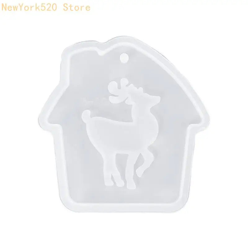 Silicone Christmas Mould – Reindeer Snowman Bells Designs