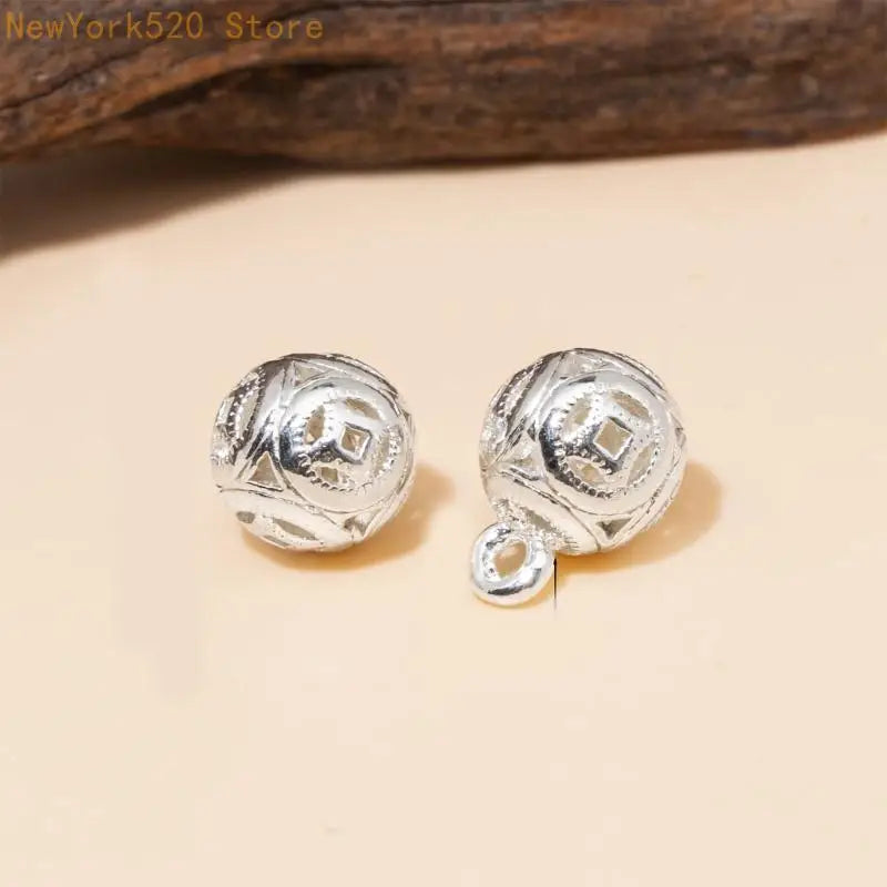 10Pcs Cloud Pattern Metal Buttons for Jackets, Coats & Sewing