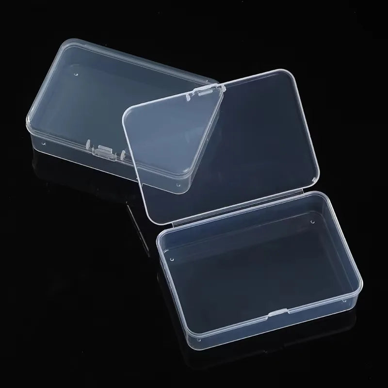 5/10 Pack Clear Mini PP Storage Boxes – Jewelry, Cards & Screws
