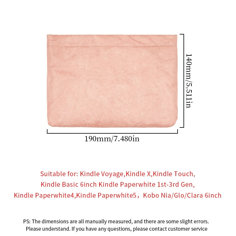VIBE 6" Kindle Sleeve Case – Microfiber E-Reader Pouch