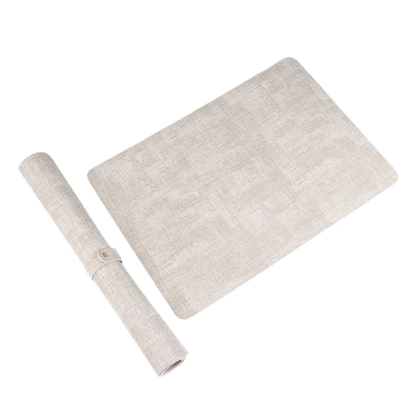 Nail Art Table Mat Foldable Leather Manicure Hand Rest Pad
